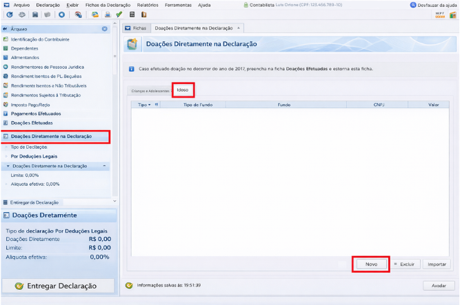 Destinação do imposto